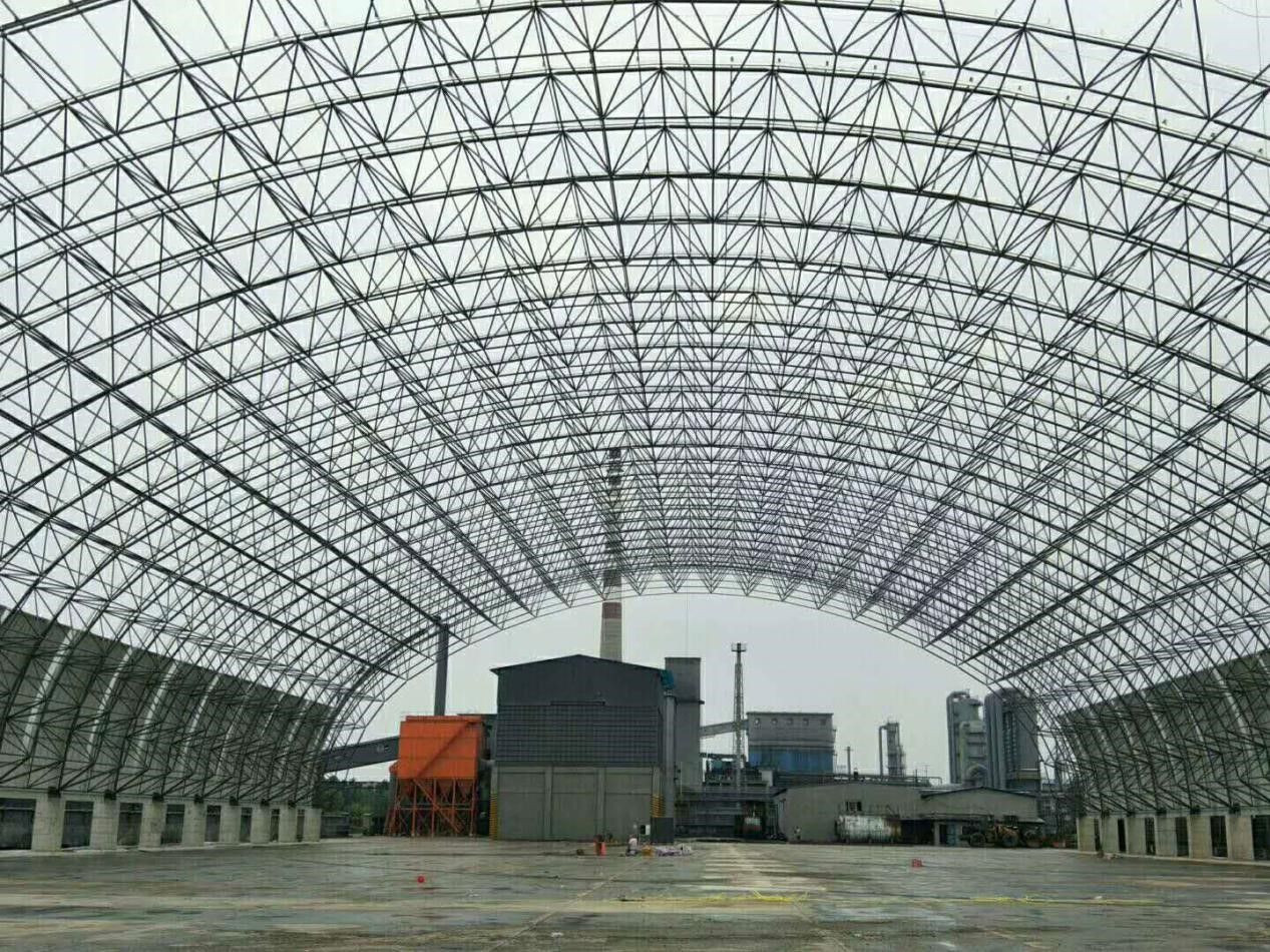 Steel Component Grid Structure.